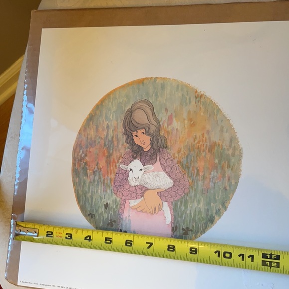 1989 P Buckley Moss signed offset lithograph “Nicole” numbered 149/1000 - Picture 9 of 9